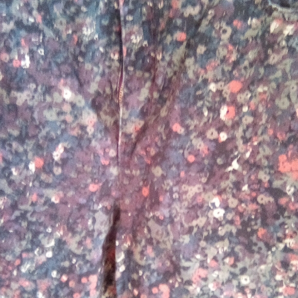 Gloria Vanderbilt Floral Straight Leg Jeans - Black and Red - Picture 3 of 11